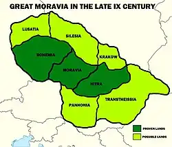 Mapa opisywanego kraju
