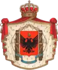 Herb Królestwa Albanii z czasów okupacji włoskiej 1939–1943