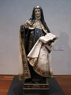 Święta Teresa z Ávili (1625)Muzeum Narodowego Rzeźba w Valladolid