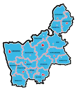 Plan obwodu grodzieńskiego