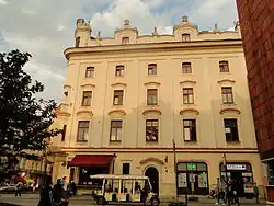 Zachodnia elewacja Domu Suskiego