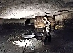 Fragment ekspozycji dotyczącej legendy o diable nagórzyckim