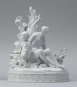 Johann Joachim Kändler Grupa figuralna - alegoria ognia