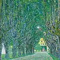 Avenue in Schloss Kammer Park, 1912, Österreichische Galerie Belvedere, Vienna
