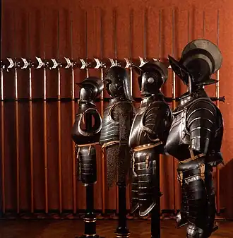 Kolekcja zbroi z XVII wieku