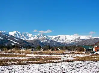 Góry wokół Hakuby