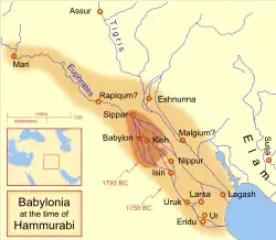 Mapa opisywanego kraju
