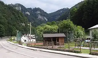 Harmanecká dolina poniżej ujścia Rakytova