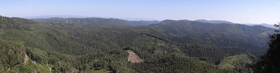 Panorama widokowa z Hawraniej Skały