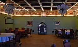 Sala Tetmajerowska z fryzem przedstawiającym historię mistrza Twardowskiego