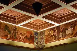 Fragment fryzu z sygnaturą Tetmajera