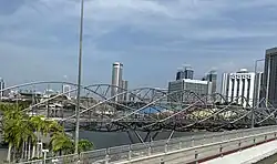 Helix Bridge – most dla pieszych, inspirowany budową DNA