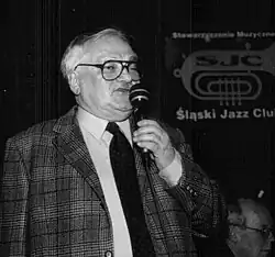 Henryk Z. Choliński w Śląskim Jazz Clubie – 7 marca 2002 roku. (jedno z ostatnich zdjęć)