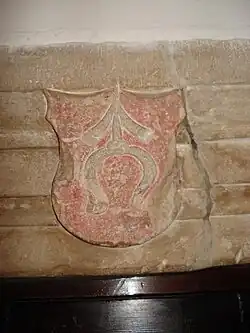 Herb w portalu na zamku w Szydłowcu.