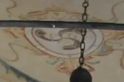 Fresk herbu Trąby na Zamku w Baranowie Sandomierskim