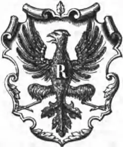 wizerunek herbu z herbarza Kaspra Niesieckiego