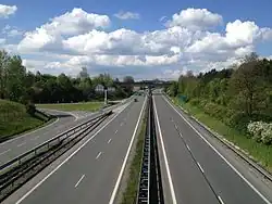 Autostrada w Vyškovie