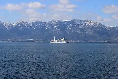 Góry Hira i jezioro Biwa