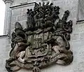 Herb Schwarzenberg nad wejściem
