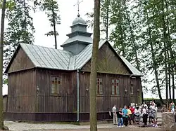 Krynica, miejsce zjawienia MB. Kaplica przy źródle