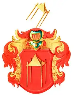 Nowszy herb rodu Holly.