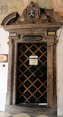 Portal barokowy do Zakrystii