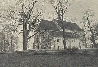 Widok kościoła przed 1908