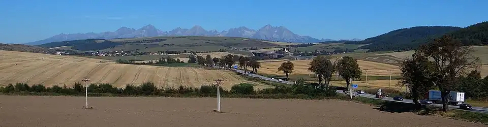 Ogólny widok miejscowości Jánovce