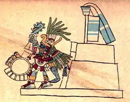 Huitzilopochtli – rys. z Codex Borbonicus, XVI wiek