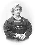 Hulda Garborg w bunad