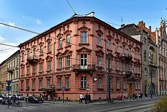 ul. Jabłonowskich 1Dom im. Hussarzewskich (proj. Józef Pakies, 1897)