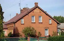 Budynek z 1913 roku, podczas II wojny światowej posterunek Gestapo