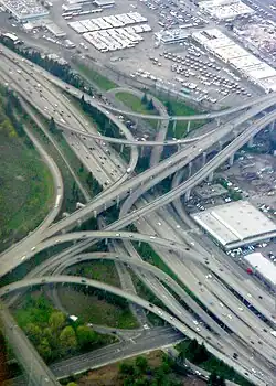 Skrzyżowanie I-5 z I-90 w Seattle