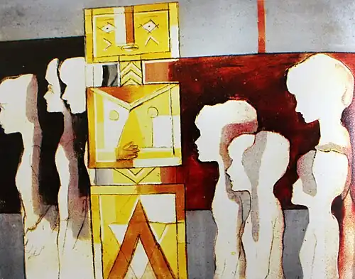 Seeking new idols (80×100, olej na płótnie, 1968)