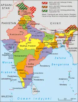 Mapa opisywanego kraju