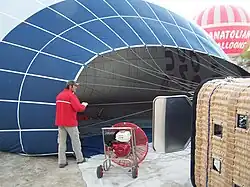 Wstępne nadmuchiwanie zimnym powietrzem