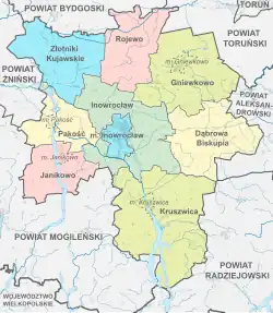 Plan powiatu inowrocławskiego