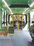 Wnętrze tramwaju typu Citadis 402.