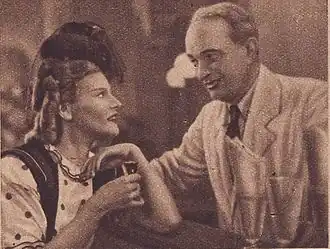 Irena Krasnowiecka (Ira) i Stanisław Grolicki (barman)