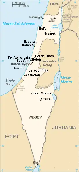 Mapa opisywanego kraju