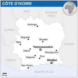 Mapa opisywanego kraju
