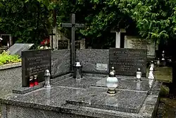 Grób posła do KRN Józefa Kwasiborskiego na cmentarzu parafialnym w Pruszkowie