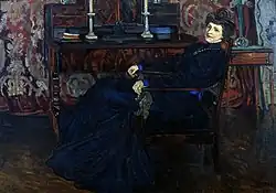 Józef Mehoffer, Portret żony, 1908