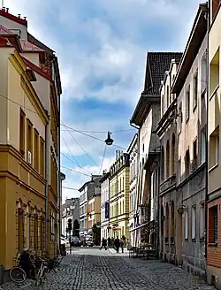 Widok z ul. Szerokiej