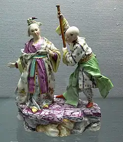 Chinka i jej sługa ok. 1770