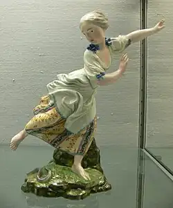 Dziewczynka uciekająca przed wężem 1770-1775