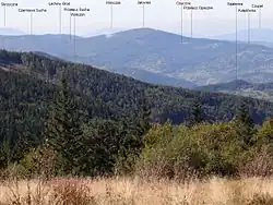 Widok na Przełęcz Suchą z Hali Kucałowej