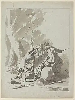 Śmierć wielkiego księcia Jawnuty, Ignacy Gierdziejewski (1850)