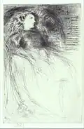 James McNeill Whistler, Zmęczona (suchoryt),  1863