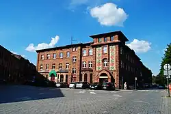 Siedziba d. gospody (później także poczty i świetlicy) przy placu Wyzwolenia 4